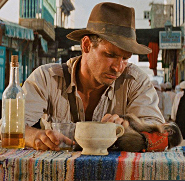 Indiana Jones and monkey